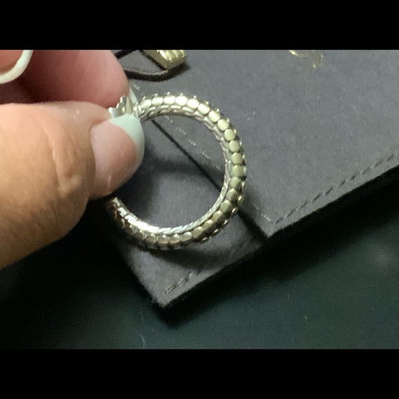 Brand New John Hardy Silver and 18ct Gold Dot earrings - Picture 5 of 14